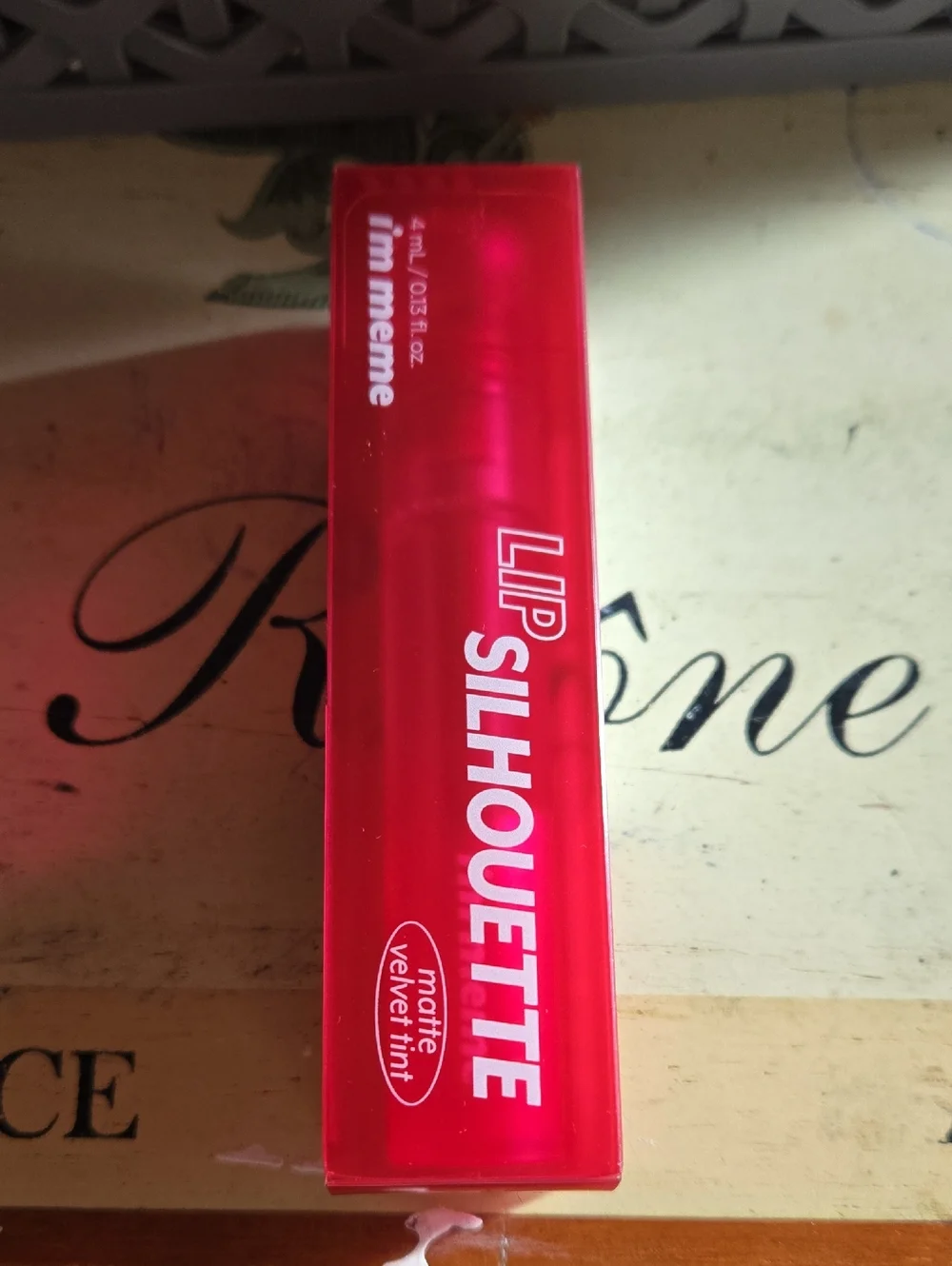 i'm meme Lip Silhouette Matte Velvet Tint - 10 Cherry Dresser